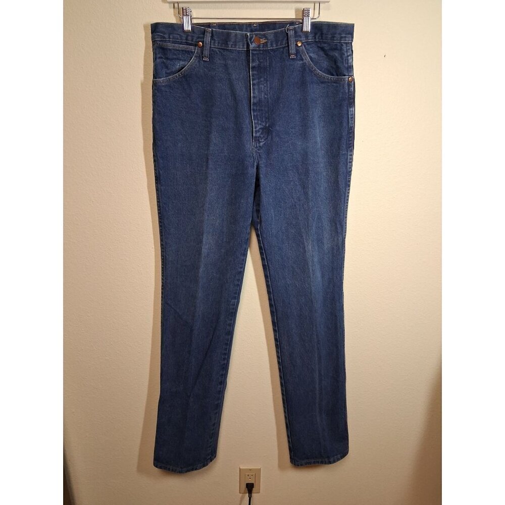 VTG Wrangler Denim Blue Jeans Men's Size 36x36